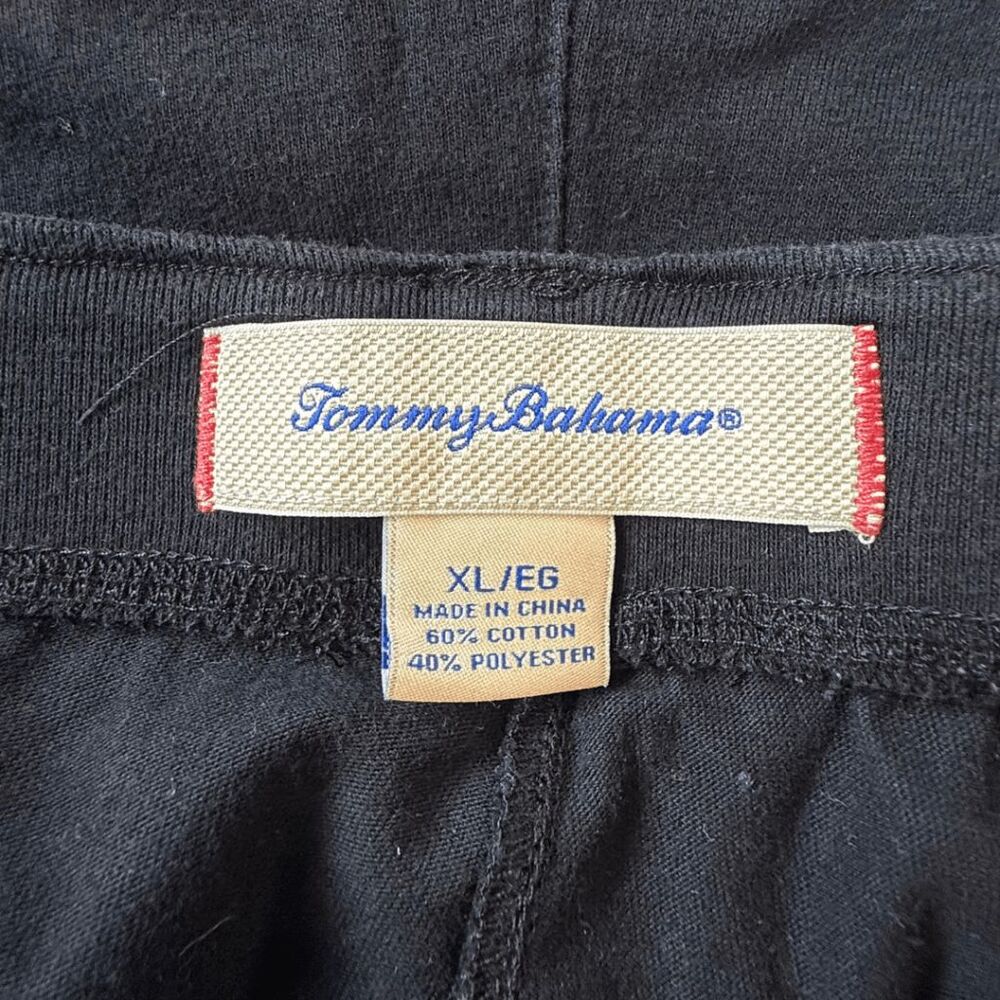 Tommy Bahama Men's Elastic Waist Drawstring Cotton Blend Lounge Pants Navy XL - Picture 3 of 9